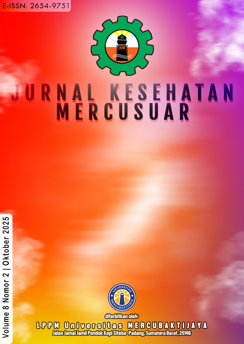 					View Vol. 8 No. 2 (2025): Jurnal Kesehatan Mercusuar
				